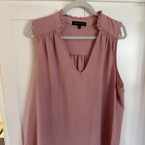 Gibsonlook XL Sleeveless Pink Blouse